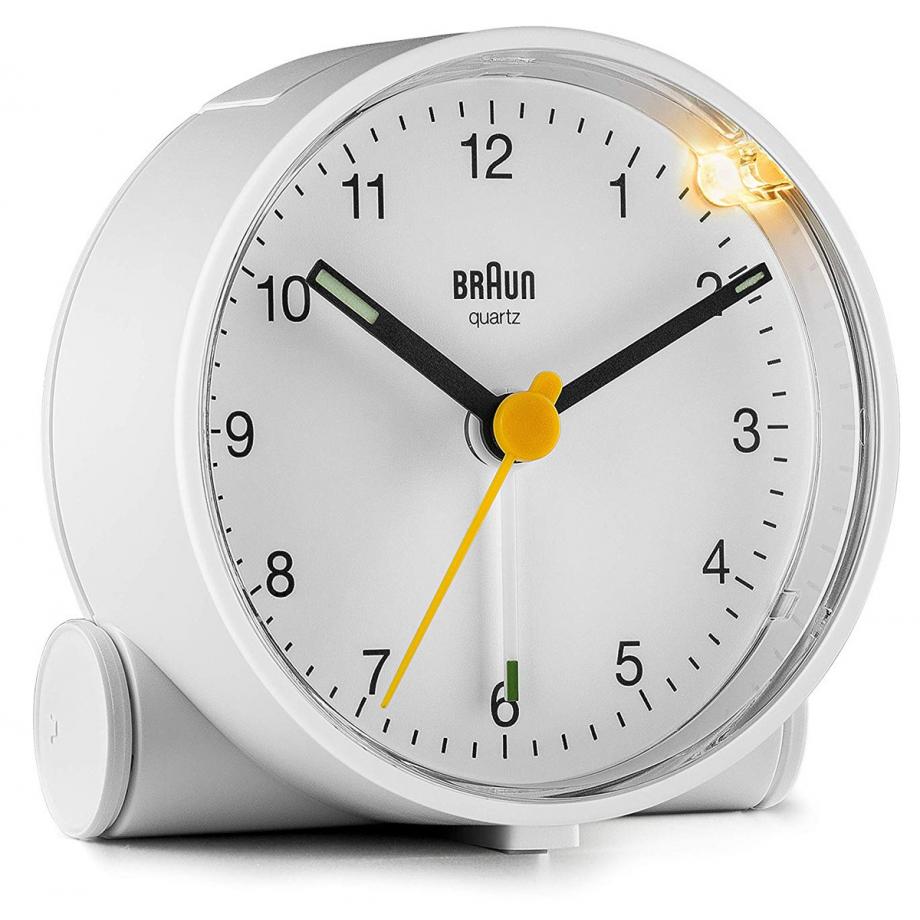 Classic Alarm Clock Bc01w Braun Clocks Watch Free Shipping Shade Station